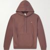 Solo Swoosh Logo-Embroidered Cotton-Blend Jersey Hoodie Solo Swoosh Logo-Embroidered Cotton-Blend Jersey Hoodie
