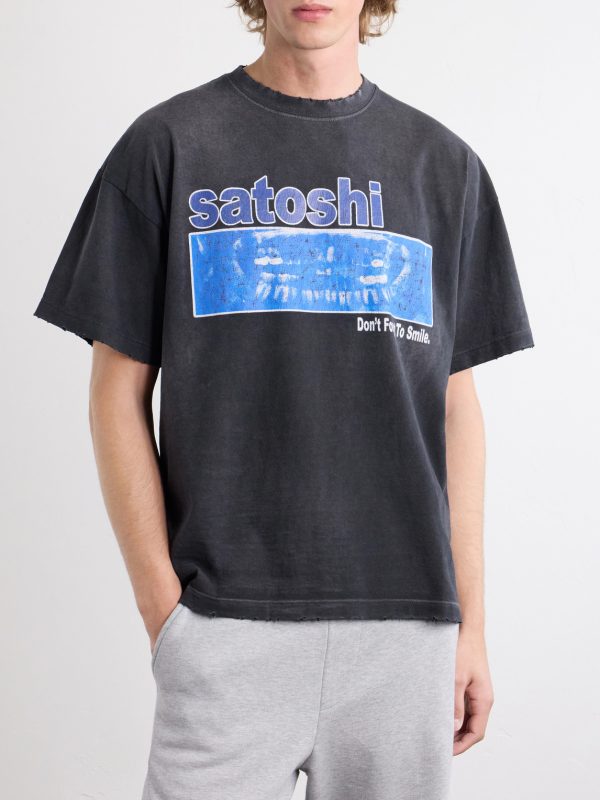 Don’t Forget to Smile Logo-Print Cotton-Jersey T-Shirt - FR Don’t Forget to Smile Logo-Print Cotton-Jersey T-Shirt - FR