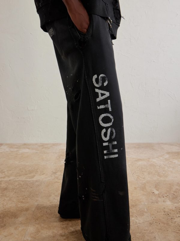 Luke Straight-Leg Logo-Printed Cotton-Fleece Sweatpants - CU