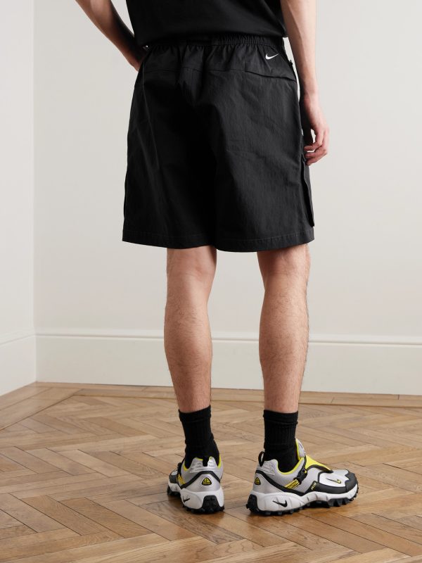 ACG Smith Summit Belted Stretch-Nylon Cargo Shorts - BK