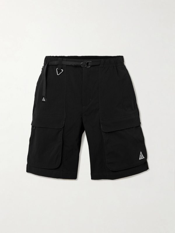 ACG Smith Summit Belted Stretch-Nylon Cargo Shorts