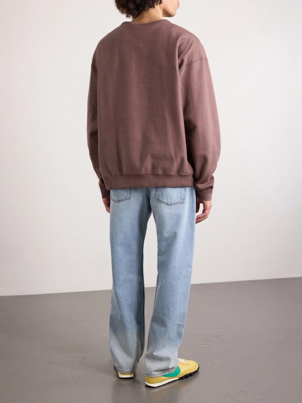 Solo Swoosh Oversized Logo-Embroidered Cotton-Blend Jersey Sweatshirt - BK Solo Swoosh Oversized Logo-Embroidered Cotton-Blend Jersey Sweatshirt - BK