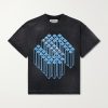 Grid Lock Logo-Print Cotton-Jersey T-Shirt Grid Lock Logo-Print Cotton-Jersey T-Shirt