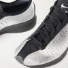 Air Superfly Suede-Trimmed Perforated Metallic Leather Sneakers - CU