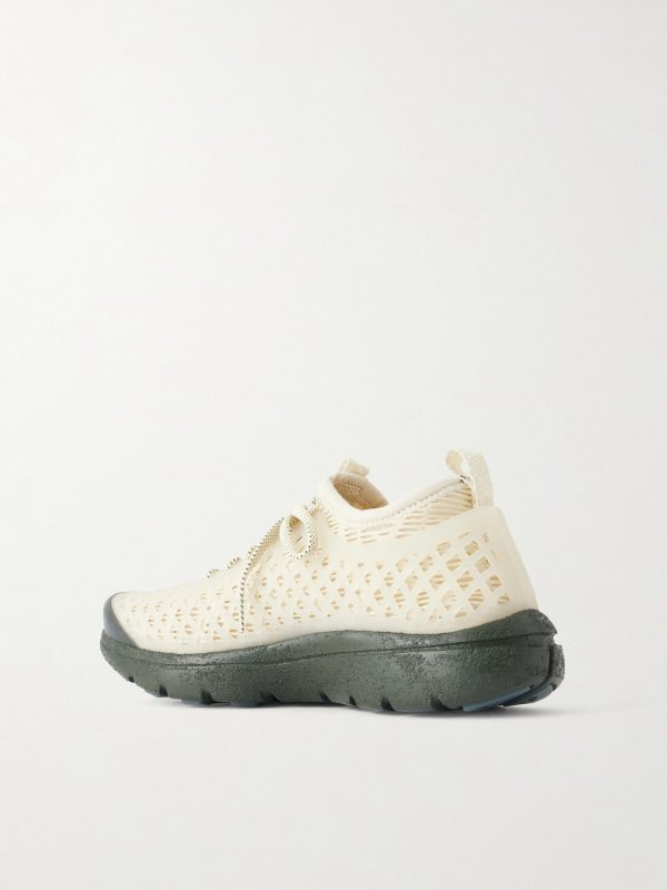 Rejuven8 Run Rubber-Trimmed Mesh Sneakers - BK Rejuven8 Run Rubber-Trimmed Mesh Sneakers - BK