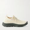 Rejuven8 Run Rubber-Trimmed Mesh Sneakers Rejuven8 Run Rubber-Trimmed Mesh Sneakers