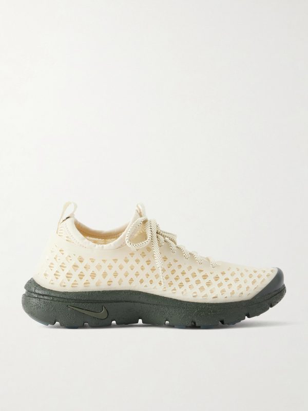 Rejuven8 Run Rubber-Trimmed Mesh Sneakers Rejuven8 Run Rubber-Trimmed Mesh Sneakers