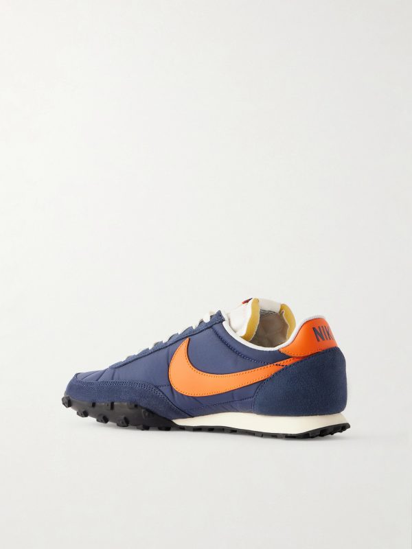 Waffle Racer Nylon, Suede and Leather Sneakers - BK