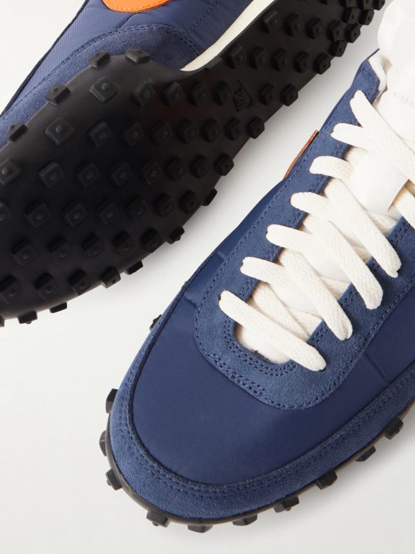 Waffle Racer Nylon, Suede and Leather Sneakers - CU