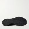 Air Superfly Suede-Trimmed Perforated Leather Sneakers - E1