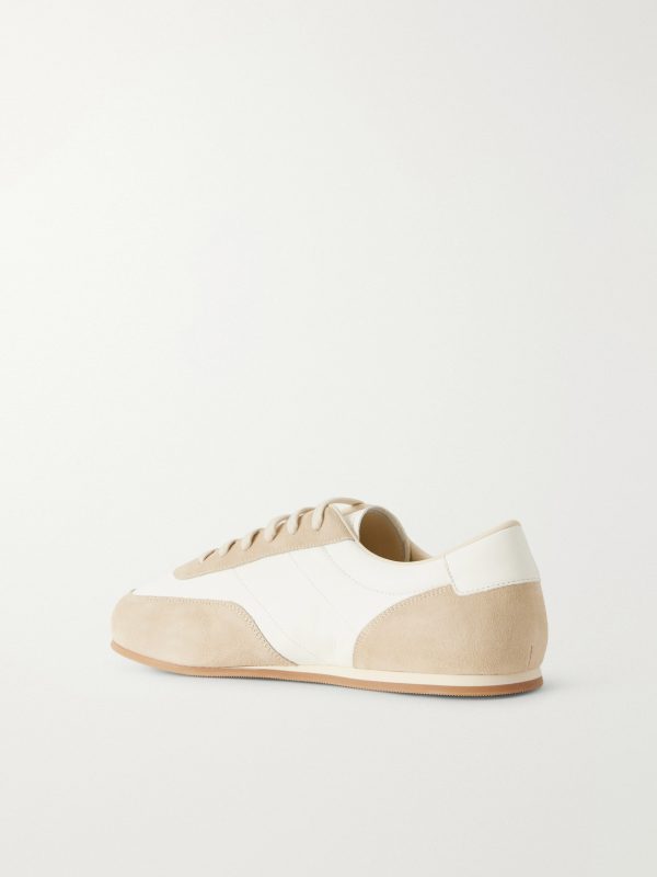 Minimal Runner Leather and Suede Sneakers - BK Minimal Runner Leather and Suede Sneakers - BK