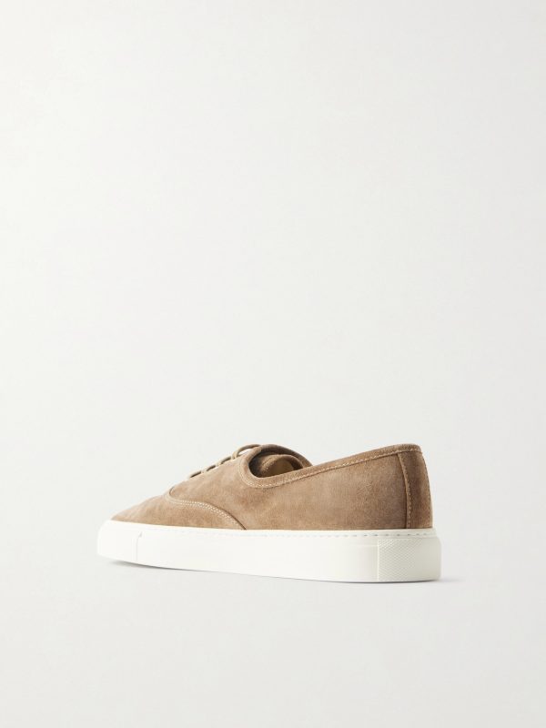 Deck Waxed-Suede Sneakers - BK