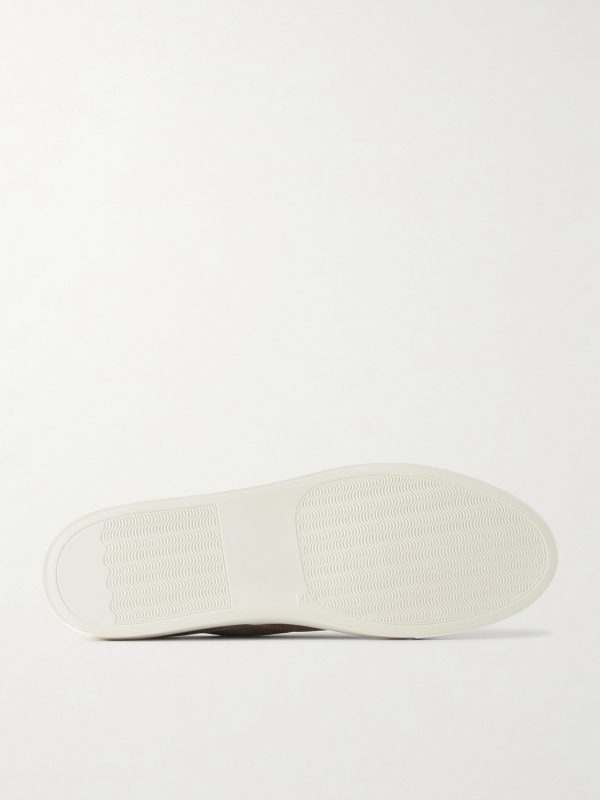 Deck Waxed-Suede Sneakers - E1