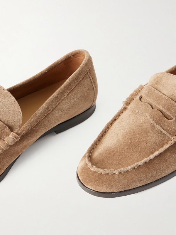 Soft Suede Penny Loafers - CU