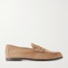 Soft Suede Penny Loafers