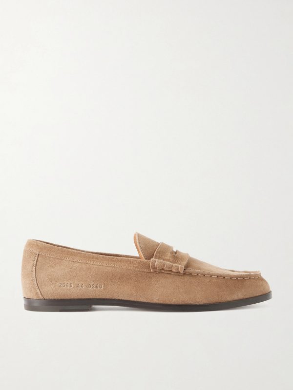 Soft Suede Penny Loafers