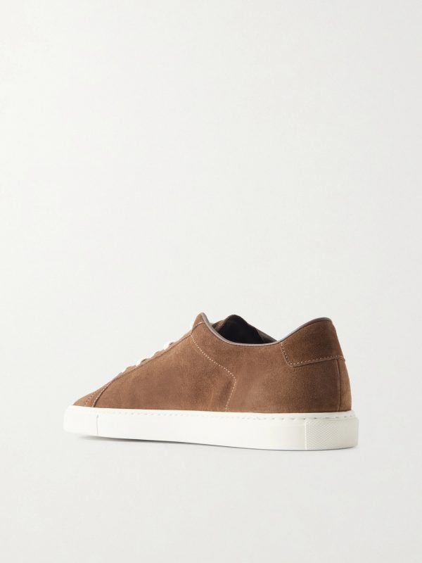 Achilles Slim Premium Suede Sneakers - BK Achilles Slim Premium Suede Sneakers - BK
