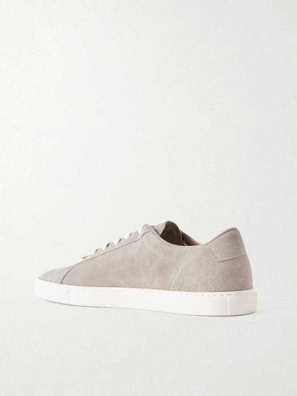 Achilles Slim Premium Suede Sneakers - BK Achilles Slim Premium Suede Sneakers - BK