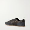 Minimal Runner Leather and Suede Sneakers - BK