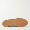 Minimal Runner Leather and Suede Sneakers - E1