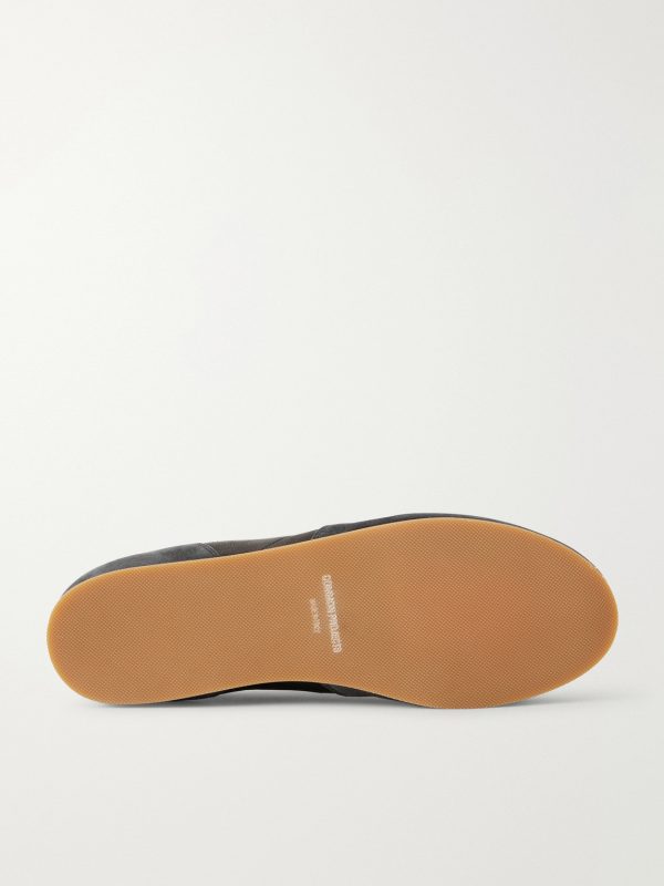 Minimal Runner Leather and Suede Sneakers - E1