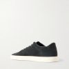 Achilles Slim Premium Suede Sneakers - BK
