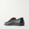 Soft Leather Penny Loafers - BK