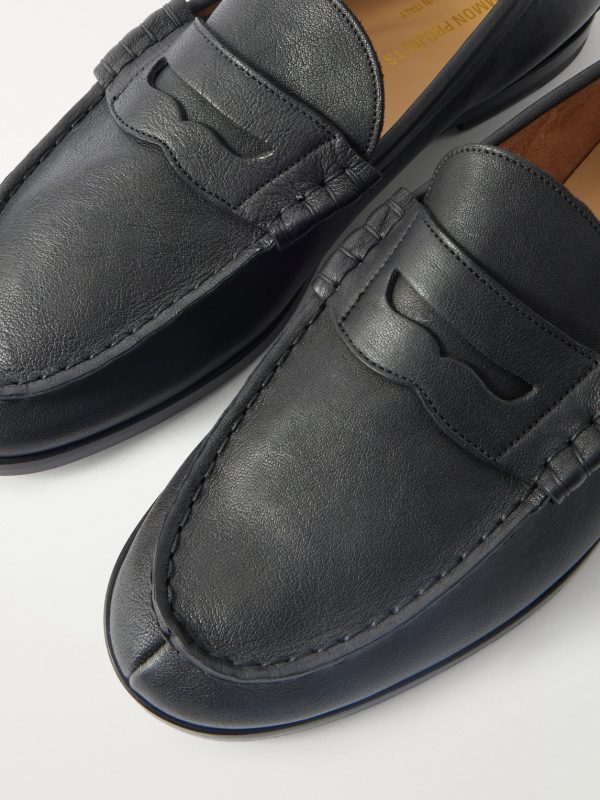 Soft Leather Penny Loafers - CU