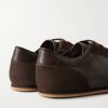 Minimal Runner Leather and Suede Sneakers - CU