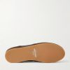 Minimal Runner Leather and Suede Sneakers - E1