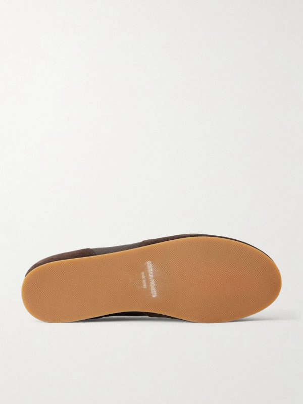 Minimal Runner Leather and Suede Sneakers - E1