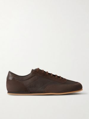Minimal Runner Leather and Suede Sneakers Minimal Runner Leather and Suede Sneakers