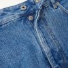 Anagram Wide-Leg Logo-Embroidered Jeans - E1 Anagram Wide-Leg Logo-Embroidered Jeans - E1