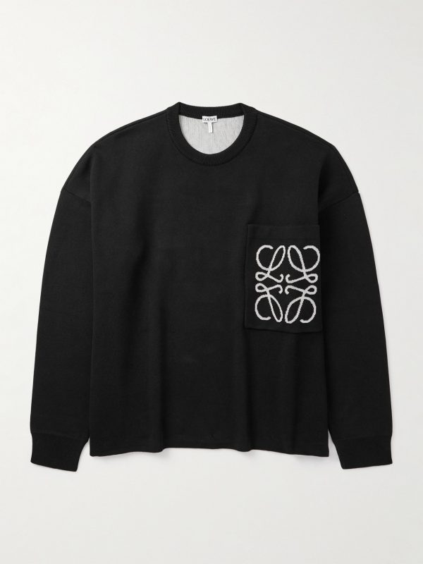 Anagram Logo-Intarsia Knitted Sweater Anagram Logo-Intarsia Knitted Sweater