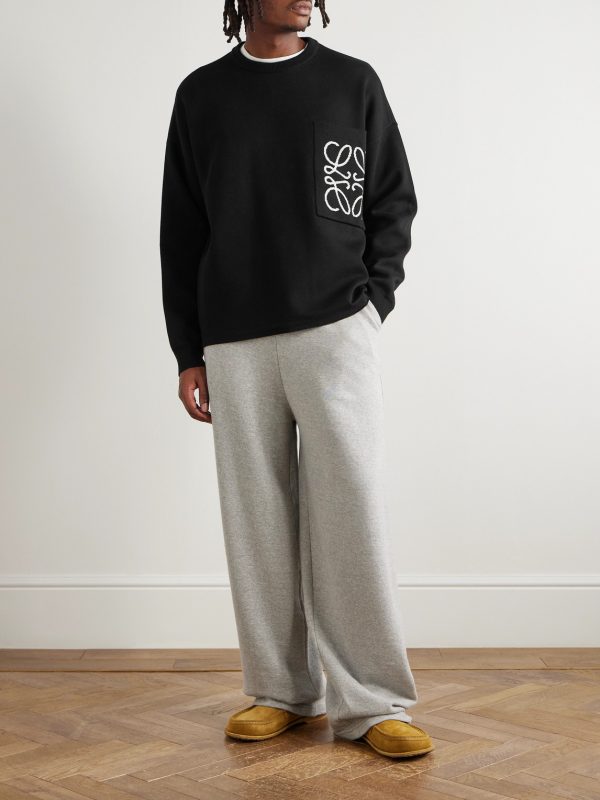 Anagram Logo-Intarsia Knitted Sweater - OU Anagram Logo-Intarsia Knitted Sweater - OU