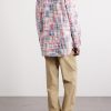 Patchwork Checked Cotton Jacket - BK