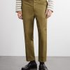 Ivy Straight-Leg Cotton-Twill Trousers - FR