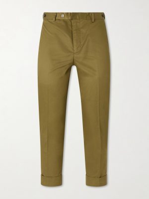 Ivy Straight-Leg Cotton-Twill Trousers Ivy Straight-Leg Cotton-Twill Trousers