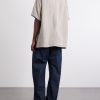 Convertible-Collar Linen Shirt - BK Convertible-Collar Linen Shirt - BK