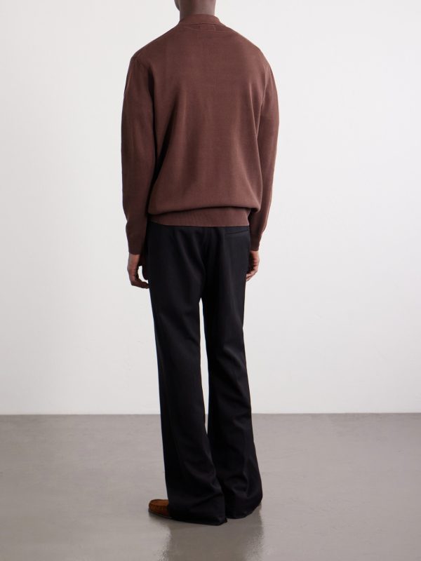 Knitted Polo Shirt - BK Knitted Polo Shirt - BK