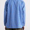 Camp-Collar Checked Cotton Shirt - BK Camp-Collar Checked Cotton Shirt - BK