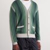 Striped Cotton Cardigan - FR