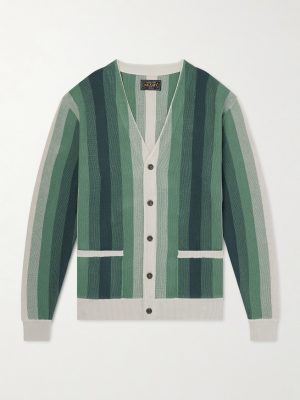 Striped Cotton Cardigan Striped Cotton Cardigan