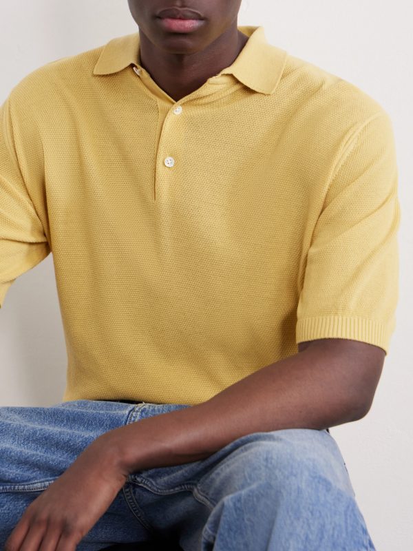 Cotton-Blend Piqué Polo Shirt - CU Cotton-Blend Piqué Polo Shirt - CU