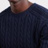 Cable-Knit Cotton Sweater - CU