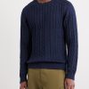 Cable-Knit Cotton Sweater - FR