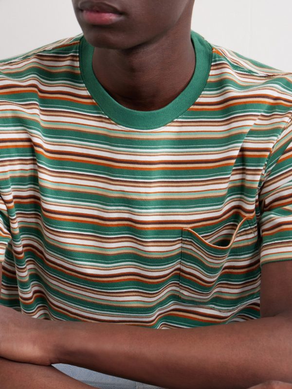 Striped Cotton-Jersey T-Shirt - CU Striped Cotton-Jersey T-Shirt - CU
