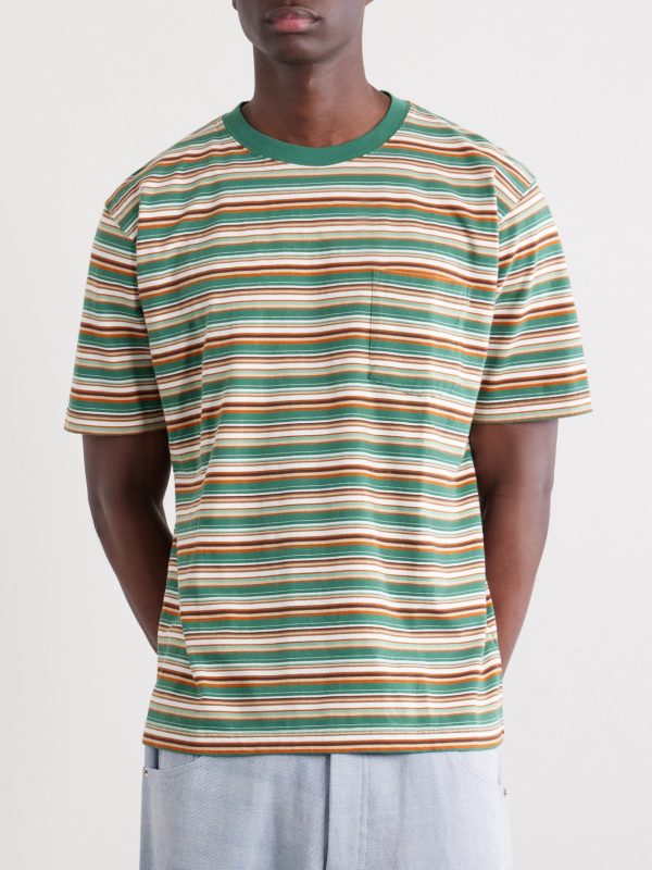 Striped Cotton-Jersey T-Shirt - FR Striped Cotton-Jersey T-Shirt - FR