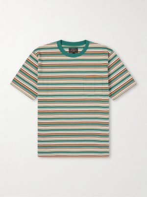Striped Cotton-Jersey T-Shirt