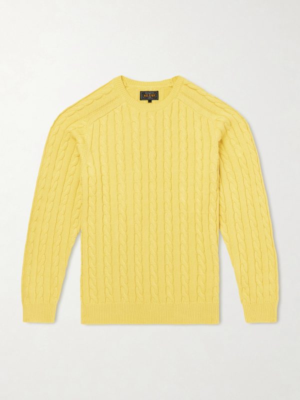 Cable-Knit Cotton Sweater Cable-Knit Cotton Sweater